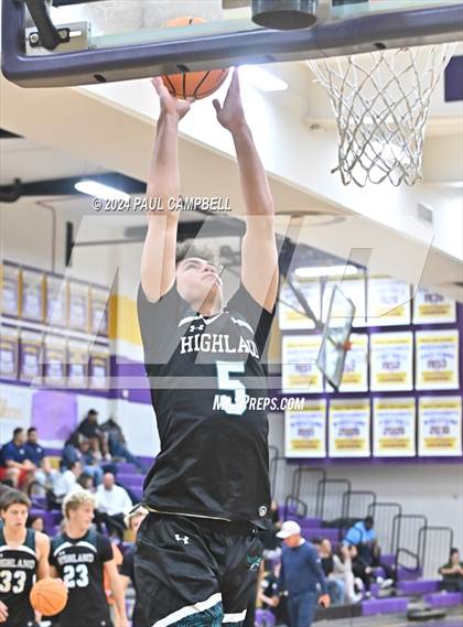 Thumbnail 1 in Highland vs Chandler (Fear the Hop Thanksgiving Tournament) photogallery.
