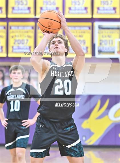 Thumbnail 1 in Highland vs Chandler (Fear the Hop Thanksgiving Tournament) photogallery.