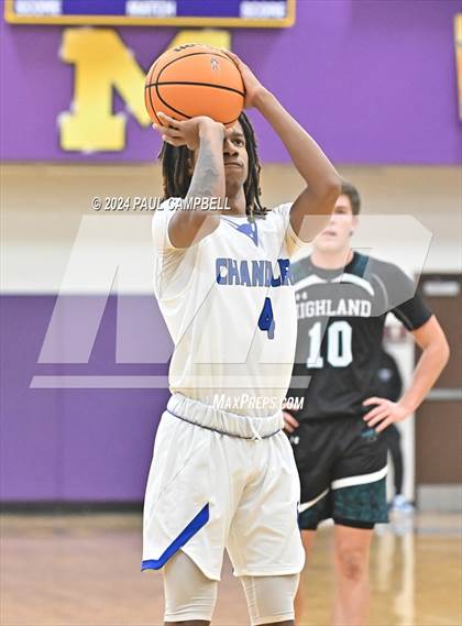 Thumbnail 1 in Highland vs Chandler (Fear the Hop Thanksgiving Tournament) photogallery.