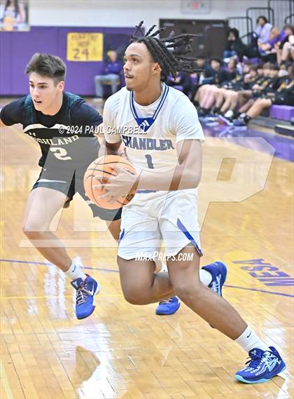 Thumbnail 3 in Highland vs Chandler (Fear the Hop Thanksgiving Tournament) photogallery.