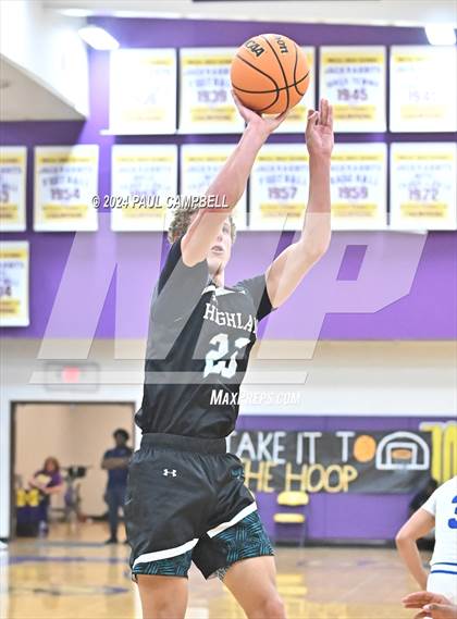 Thumbnail 3 in Highland vs Chandler (Fear the Hop Thanksgiving Tournament) photogallery.
