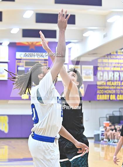 Thumbnail 3 in Highland vs Chandler (Fear the Hop Thanksgiving Tournament) photogallery.