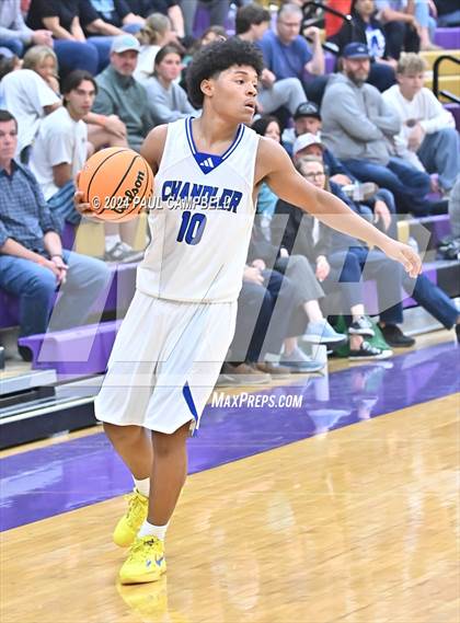 Thumbnail 2 in Highland vs Chandler (Fear the Hop Thanksgiving Tournament) photogallery.