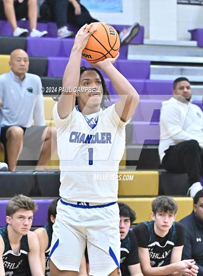 Thumbnail 1 in Highland vs Chandler (Fear the Hop Thanksgiving Tournament) photogallery.