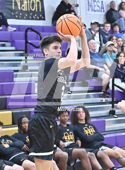 Thumbnail 2 in Highland vs Chandler (Fear the Hop Thanksgiving Tournament) photogallery.
