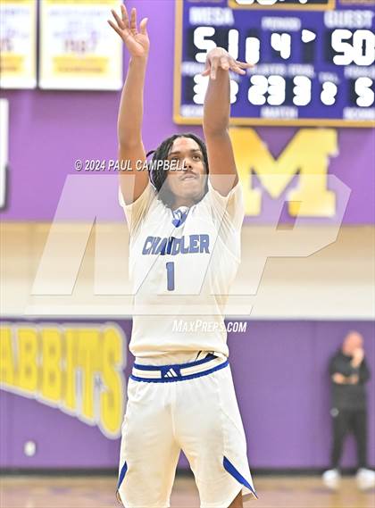Thumbnail 2 in Highland vs Chandler (Fear the Hop Thanksgiving Tournament) photogallery.