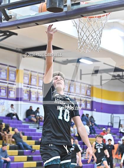 Thumbnail 2 in Highland vs Chandler (Fear the Hop Thanksgiving Tournament) photogallery.