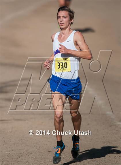 Thumbnail 1 in CIF State Cross Country Championships (D5 Boys Race) photogallery.