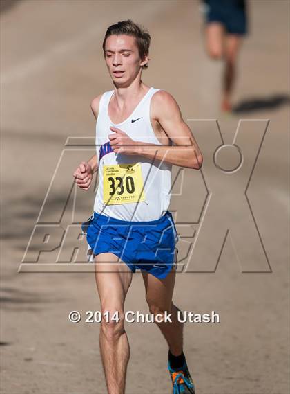 Thumbnail 2 in CIF State Cross Country Championships (D5 Boys Race) photogallery.