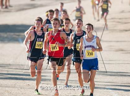 Thumbnail 1 in CIF State Cross Country Championships (D5 Boys Race) photogallery.