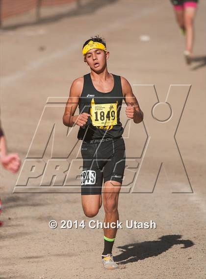 Thumbnail 2 in CIF State Cross Country Championships (D5 Boys Race) photogallery.
