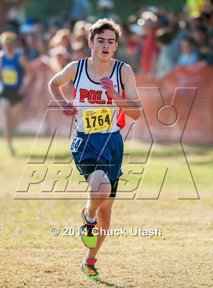 Thumbnail 1 in CIF State Cross Country Championships (D5 Boys Race) photogallery.