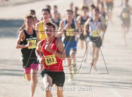 Thumbnail 1 in CIF State Cross Country Championships (D5 Boys Race) photogallery.