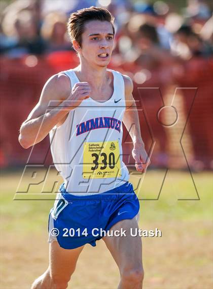 Thumbnail 1 in CIF State Cross Country Championships (D5 Boys Race) photogallery.