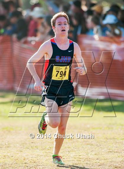 Thumbnail 3 in CIF State Cross Country Championships (D5 Boys Race) photogallery.