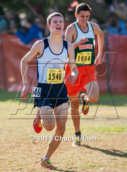 Thumbnail 2 in CIF State Cross Country Championships (D5 Boys Race) photogallery.