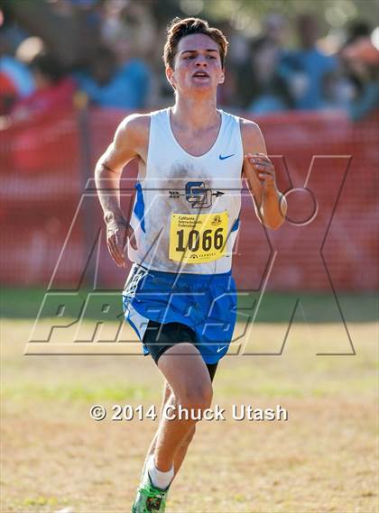 Thumbnail 2 in CIF State Cross Country Championships (D5 Boys Race) photogallery.