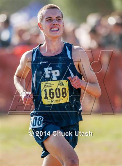 Thumbnail 3 in CIF State Cross Country Championships (D5 Boys Race) photogallery.