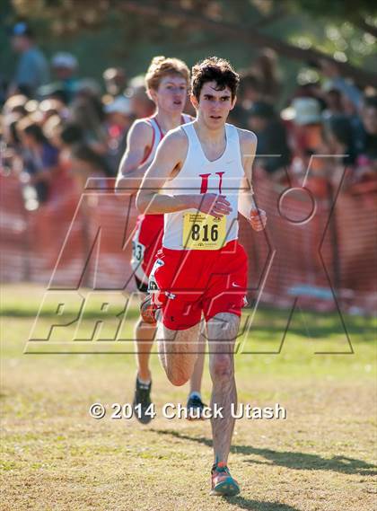 Thumbnail 2 in CIF State Cross Country Championships (D5 Boys Race) photogallery.