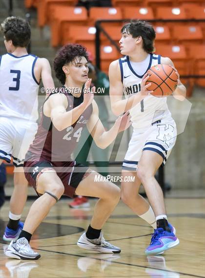Thumbnail 3 in Lewisville vs. Keller (UIL Basketball 6A Area) photogallery.