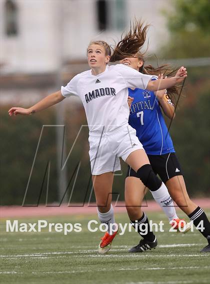 Thumbnail 1 in Amador vs. Capital Christian (CIF SJS D6 Final) photogallery.