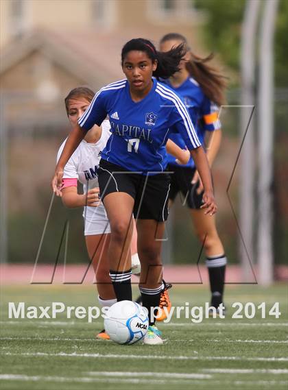 Thumbnail 2 in Amador vs. Capital Christian (CIF SJS D6 Final) photogallery.