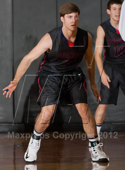Thumbnail 2 in Pearce vs. Dobie (McDonald's Texas Invitational) photogallery.