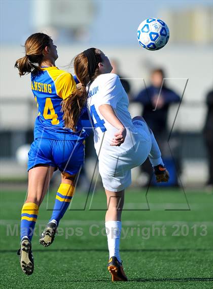 Thumbnail 3 in Lansing vs. Haldane (NYSPHSAA Class C Semifinal) photogallery.