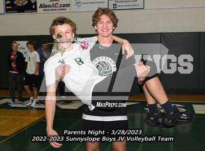 Thumbnail 2 in Sunnyslope vs. Camelback (Parents Night) JV photogallery.