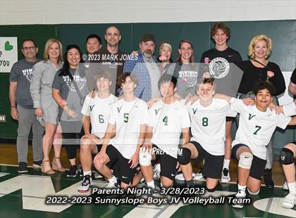 Thumbnail 1 in Sunnyslope vs. Camelback (Parents Night) JV photogallery.