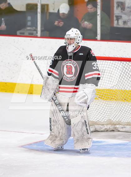 Thumbnail 1 in Reading Memorial vs. Hingham (Ed Burns Tournament) photogallery.