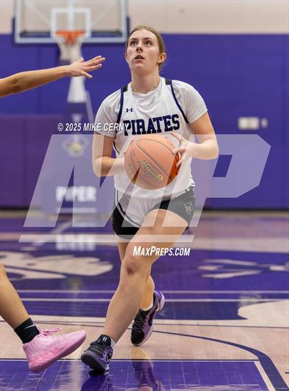 Thumbnail 1 in Harmon @ Piper (KSHSAA 5A Girls Sub-State #2 Semifinals) photogallery.