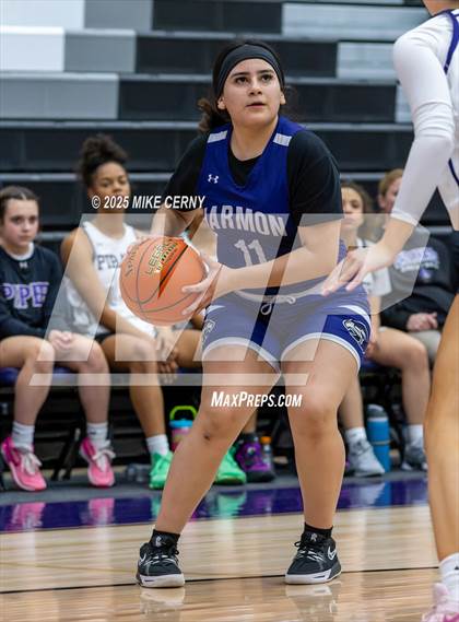 Thumbnail 2 in Harmon @ Piper (KSHSAA 5A Girls Sub-State #2 Semifinals) photogallery.