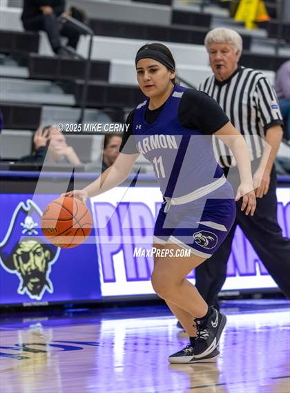 Thumbnail 2 in Harmon @ Piper (KSHSAA 5A Girls Sub-State #2 Semifinals) photogallery.