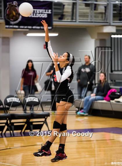 Thumbnail 1 in Nettleton vs Northside (Fayetteville Volleyball Challenge) photogallery.