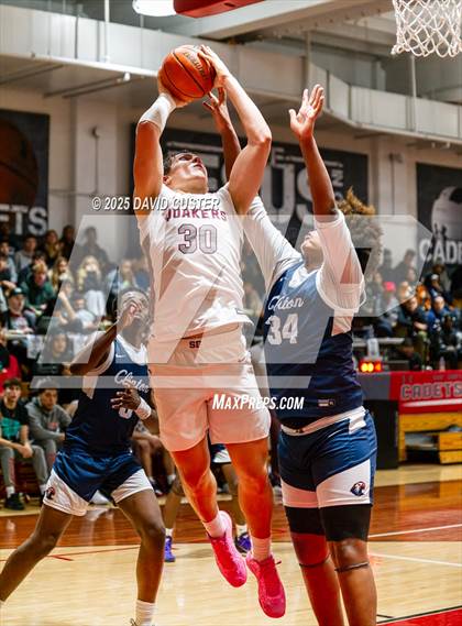 Thumbnail 2 in Sidwell Friends vs. Clinton Grace Christian (Capital Hoops Mayhem on Military) photogallery.