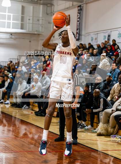 Thumbnail 1 in Sidwell Friends vs. Clinton Grace Christian (Capital Hoops Mayhem on Military) photogallery.