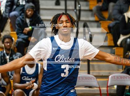 Thumbnail 3 in Sidwell Friends vs. Clinton Grace Christian (Capital Hoops Mayhem on Military) photogallery.