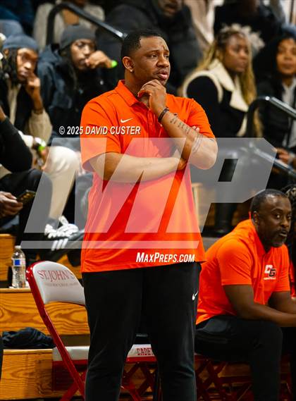 Thumbnail 1 in Sidwell Friends vs. Clinton Grace Christian (Capital Hoops Mayhem on Military) photogallery.