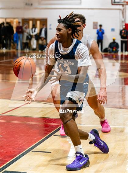Thumbnail 3 in Sidwell Friends vs. Clinton Grace Christian (Capital Hoops Mayhem on Military) photogallery.