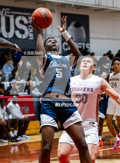 Thumbnail 1 in Sidwell Friends vs. Clinton Grace Christian (Capital Hoops Mayhem on Military) photogallery.