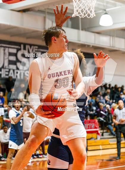 Thumbnail 2 in Sidwell Friends vs. Clinton Grace Christian (Capital Hoops Mayhem on Military) photogallery.