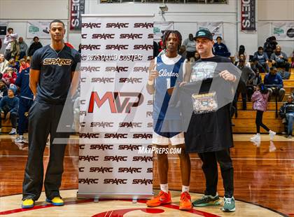 Thumbnail 3 in Sidwell Friends vs. Clinton Grace Christian (Capital Hoops Mayhem on Military) photogallery.