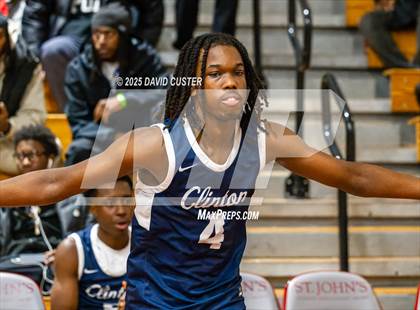 Thumbnail 1 in Sidwell Friends vs. Clinton Grace Christian (Capital Hoops Mayhem on Military) photogallery.