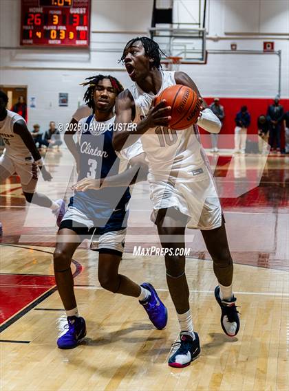 Thumbnail 2 in Sidwell Friends vs. Clinton Grace Christian (Capital Hoops Mayhem on Military) photogallery.