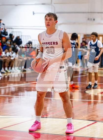 Thumbnail 1 in Sidwell Friends vs. Clinton Grace Christian (Capital Hoops Mayhem on Military) photogallery.