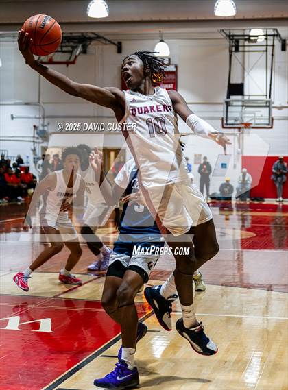 Thumbnail 3 in Sidwell Friends vs. Clinton Grace Christian (Capital Hoops Mayhem on Military) photogallery.