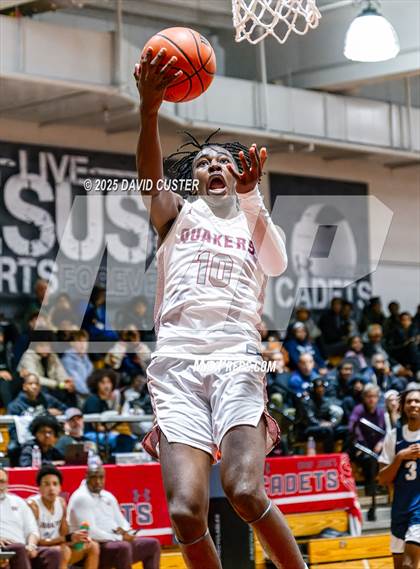 Thumbnail 1 in Sidwell Friends vs. Clinton Grace Christian (Capital Hoops Mayhem on Military) photogallery.