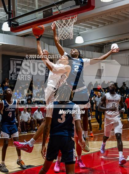 Thumbnail 1 in Sidwell Friends vs. Clinton Grace Christian (Capital Hoops Mayhem on Military) photogallery.