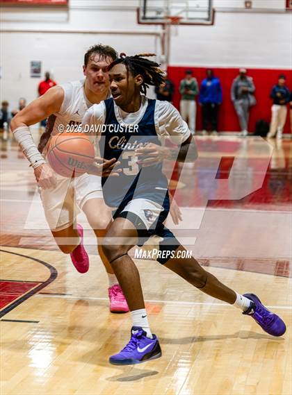 Thumbnail 1 in Sidwell Friends vs. Clinton Grace Christian (Capital Hoops Mayhem on Military) photogallery.